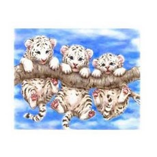 호랑이십자수도안