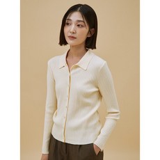 폴햄 PHE4EC2320A 여성 카라 립 가디건 PHE4EC2320 574594