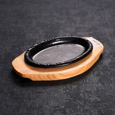 무쇠 주물팬 타원 스테이크 1호, 1개