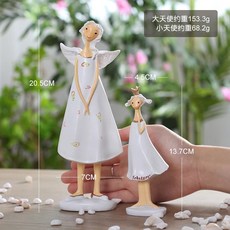 인테리어소품 엄마와딸 천사 장식소품, 엄마와 딸