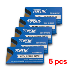 [FONSIN] 금속접착제 강력 초강력 철 쇠 스틸 알루미늄 플라스틱 접착제 에폭시접착제 본드 5개 판매