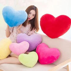 임산부베개 롱쿠션 임산부 쿠션 베개 긴쿠션 인형 베개 레드 러브 하트 모양 봉제 쿠션 PP 면 던지기 데코 웨딩 장식 연인 선물 1 개, 6) 레드+30cm
