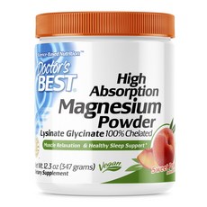 닥터스베스트 고흡수 마그네슘 파우더 스위트 피치, 1개, 347g