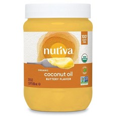 누티바 코코넛 오일 비유제 버터 향 Coconut Oil Non-Dairy Butter Flavor, 858ml, 1개