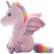네이처타임즈 유니콘 봉제인형, 20cm, 핑크, 1개 핑크, 20cm