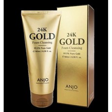 앙쥬 24K 골드 폼 클렌징 180 ml, 180ml, 1개