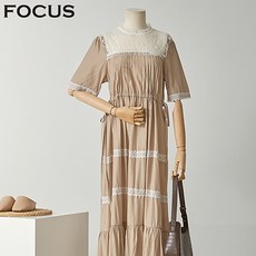 포커스 레이스배색러블리원피스 FM2D7OP0355