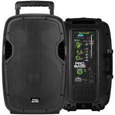 Pro Bass 프로베이스 지하 (15) 휴대용 배터리 전원 15 "스피커 1600W 블루투스 USB MP3 플레이어, 상세페이지참조, Underground 15