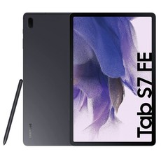 삼성전자 갤럭시탭S7 FE 태블릿PC LTE 64GB, 블랙, 128GB, Wi-Fi