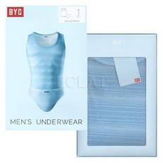 BYC 남성 런닝/미디 삼각팬티 세트 BYL1289