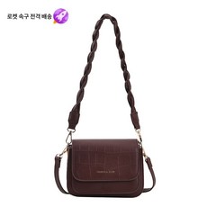 [백화점 면세점]신상 질감 미니백 여성용 숄더백 서양식 빈티지 크로스백 순색 스퀘어 핸드백