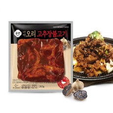 올반 바짝 오리 고추장불고기 800g (200g x 4팩) 세트 저녁 메뉴 안주 반찬 간편식 추천, 200g, 4개