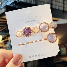 일자머리핀