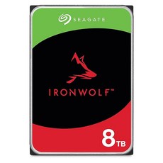 Seagate Ironwolf 3.5" 8TB HDD(CMR) PC RV ST8000VN002-TD [데이터 복구 3년 첨부] 내장 3년 보증 24시간, 1개 - st8000vn002