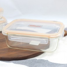 오븐락 내열유리 밀폐용기 직사각 4호 1520ml, 2개, 단품