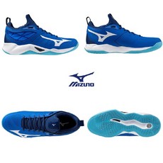 MIZUNO 미즈노 웨이브 디멘션 배구화 쿠션 경량 인도어 체대입시 운동화 V1GA2240