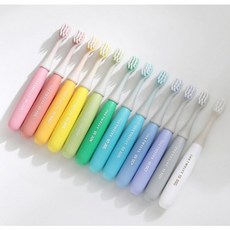 더트웰브 2단계 토들러칫솔 12~36개월, 파스텔, 12개, 1세트