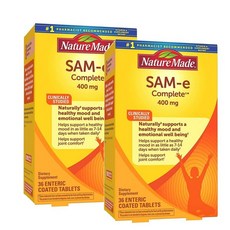 네이처 메이드 SAM-e 샘이 컴플리트 400mg Nature Made, 2개, 36정