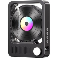 MECHEN CD 플레이어 레트로 이어폰 휴대용 가정용 리모컨 미끄럼 방지 내장 스피커 및 LED 디스플레이용 블루투스 데스크톱 TF 카드 AUX 지원 1522002
