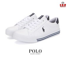 polo ralphLauren 폴로 스니커즈 20FW 입고 올 화이트 네이비 포인트 운동화 RF102322JJ