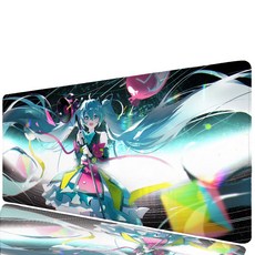 액세서리 게임 프라임 1 매트 XXL 데스크 개 패드 M 미쿠 하츠네 마우스, LockEdge400x900x3mm, z1, 1개