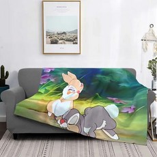 패딩담요 양털 캠핑 밤비의 워셔블 소프트 담요 통기성 피부 친화적 소파 침대 소파용 사계절