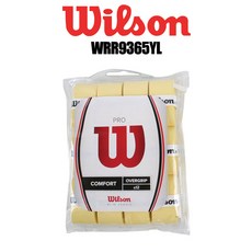 윌슨 프로오버그립 WRR9365YL 12개입 (배드민턴/테니스 그립), 1개