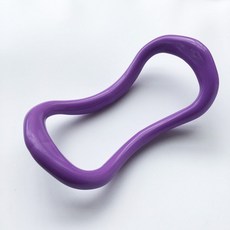 스파인코렉터 홈 필라테스 요가 스트레칭 기구 인기있는 몰취미한 서클 근막 스트레치 링, 자주색, 1개
