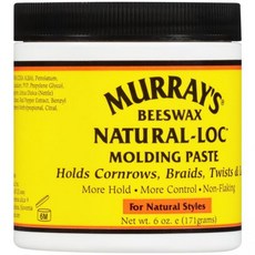 Murray's Beeswax Natural-Lock Natural Styles Molding Paste 6 oz. All Hair Types Nourishing Moist - beeswax