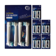 Toothcare 오랄비 전동칫솔 호환칫솔모 일반회전용 4p, 24개입