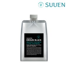 수앤 오리진 블랙 단백질 샴푸 리필 700ml, 1개