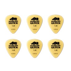 지엠뮤직_세트(6)던롭피크 421R1.0 ULTEX STD 1.0mm 울텍스 스탠다드 Dunlop PICK (No.17세트), 6개입