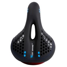 WEST BIKING 자전거 테일 라이트는 안장 안산 트랜스포존 미등 두꺼운 부드러운 편안함 액세서리 파란색 비우 자동차 시트 쿠션에 앉아, 푸른