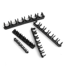 호환 플라스틱 튜브 클램프 호스 정원 관개 시스템 파이프 피팅 4 6 8 10 12mm 2 개, [04] 10mm, [02] Black