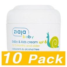 지아자 베이비 키즈 크림 Spf 6 Ziaja Baby Creme Pour Enfant 50Ml 10개