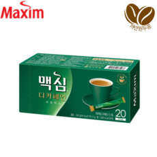 동서 맥심 디카페인 커피믹스 (20T) 식품 > 커피/차 커피 일반커피믹스, 11.8g, 20개입, 1개