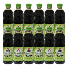 샘표 염도낮은 양조간장 / 저염, 860ml, 12개