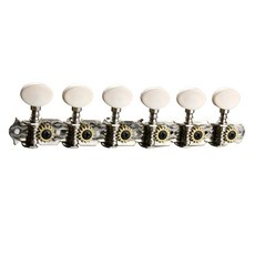 STK 12 String Guitar Tuning Pegs 어쿠스틱 기타 튜너 머신 헤드 어쿠스틱 일렉트릭 기타 부품 액세서리, 설명, 철, 화이트 실버