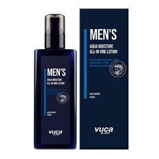 vuca 男性用Aquamarine保濕多合一乳液 水生木質香, 250ml, 1個