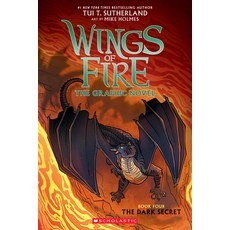 (영문도서) The Dark Secret (Wings of Fire Graphic Novel #4): A Graphix Book Volume 4 Paperback, English, 9781338344219