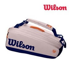 윌슨 롤랑가로스 프리미엄 9P 테니스가방 라켓 스포츠가방 WR801, 없음