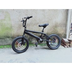 BMX 묘기자전거 스트리트 카 멋진 스트리트 카 기본 스턴트 카 어린 이용 입문용 고급형, 검정