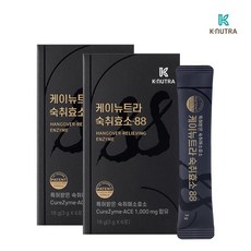 케이뉴트라 물 없이도 녹는 과립형 숙취해소 효소 6P, 2박스, 18g