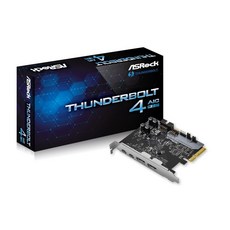 ASRock Thunderbolt 4 증설 보드 Intel 500 시리즈 마더보드 대응 [국내 정규 대리점품] Thunderbolt 4 AIC R2.0