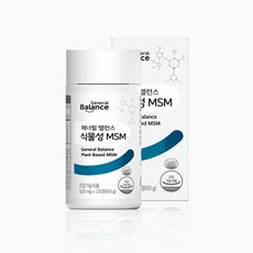 지쿱 제너럴 밸런스 식물성 MSM (식물성MSM 고순도100%/약국이상퀄리티/가성비갑/캐나다산MSM독점계약), 120정, 1개
