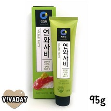 113 돈깡샵 / MY 청정원 연와사비95g 스시 초밥 요리 와사비, 단일 수량