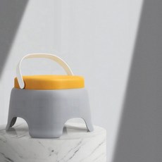 모던한 디자인 욕실 의자 발 핸들 디딤대 1인가구 오피스텔 목욕탕의자, 베인 핸들링 스툴(대-그린), 1개