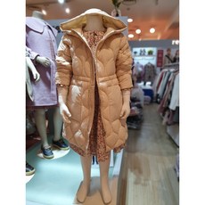 레노마키즈 여아물결중경량롱다운점퍼 R2241F057