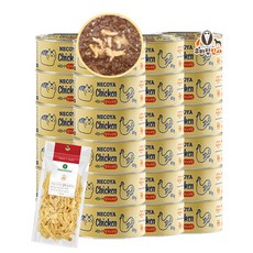 네츄럴코어 고양이 간식 네코야 캔 + 참치슬라이스 1종, 1box, 네코야(참치+치킨80gX24개)
