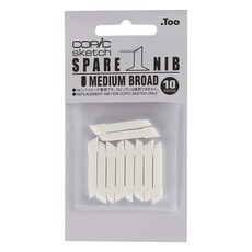 [아주문구] [TOO]코픽마카 전용 닙 (스케치 차오 마카 전용), 1팩, 아주문구-Medium Broad 10ea/pack